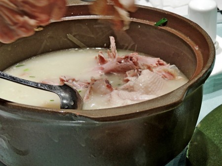 Pour une fois que la soupe était moins claire.....